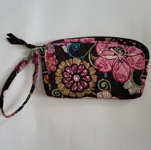 Vera Bradley Floral Quilted Wallet Wristlet Clutch